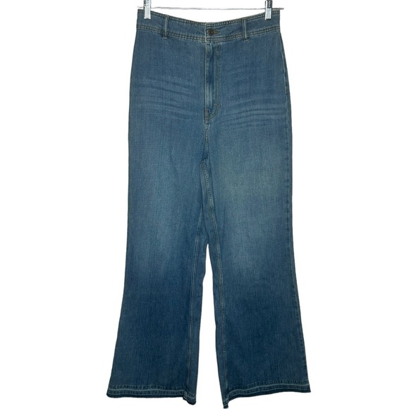 We The Free By Free People Wide Leg High Waisted Denim Jeans - Picture 1 of 15